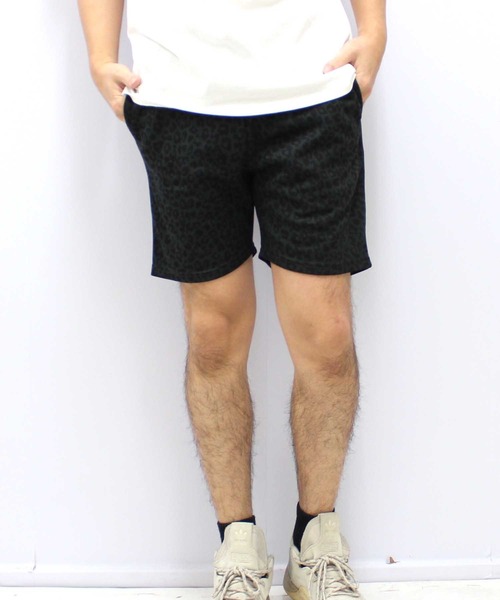 SHISKY(シスキー)の「総柄 ハーフパンツ(その他パンツ・メンズ・ブラック/グレー系その他/ベージュ/チャコール・M/XL/L)」の6枚目の写真