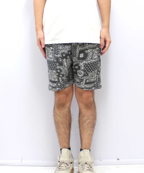 SHISKY(シスキー)の「総柄 ハーフパンツ(その他パンツ・メンズ・ブラック/グレー系その他/ベージュ/チャコール・M/XL/L)」の9枚目の写真