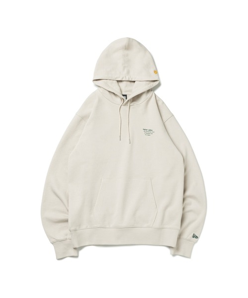 NEW ERA（ニューエラ）の「ニューエラ スウェットパーカー フード 背面ロゴ（パーカー・メンズ・ストーン/ブラック・L/M/XXL/XL/S）」の2枚目の写真