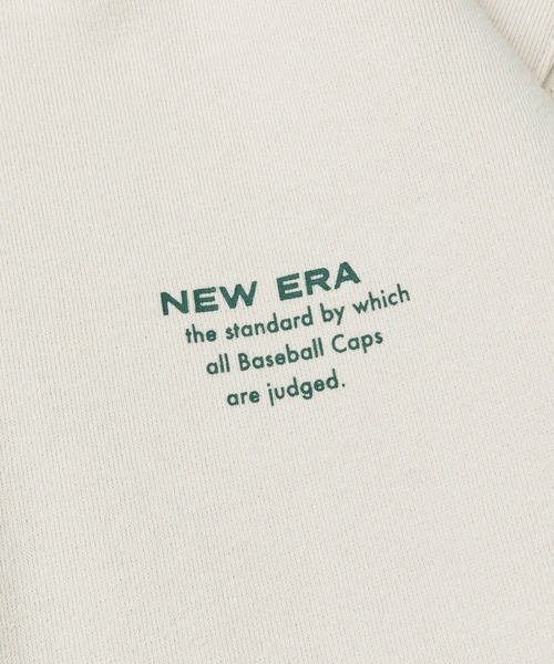 NEW ERA（ニューエラ）の「ニューエラ スウェットパーカー フード 背面ロゴ（パーカー・メンズ・ストーン/ブラック・L/M/XXL/XL/S）」の6枚目の写真