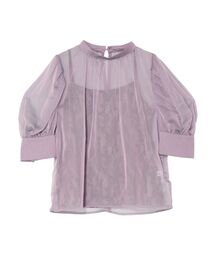 LAGUNAMOON | ハーフスリーブレースキャミシアーブラウス(シャツ/ブラウス)