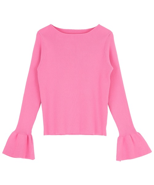 titivate(ティティベイト)の「ボートネックベルスリーブニット(ニット/セーター・レディース・ホワイト系その他/グレイッシュベージュ/オフホワイト/ピンク/ブルー系その他/ブラック/ブルー/ブルー系その他2/グレー系その他・M/S)」の10枚目の写真