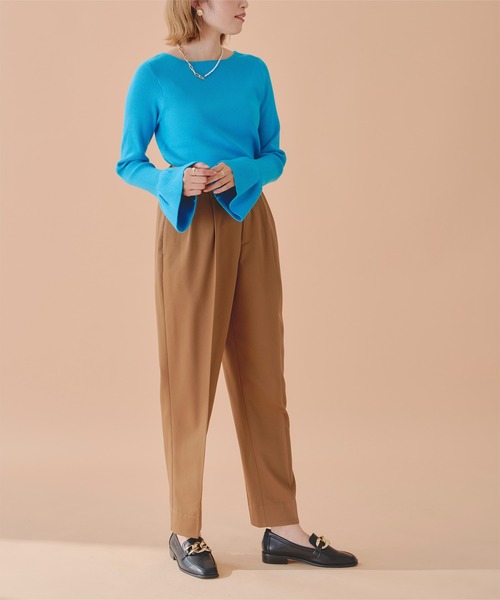 titivate(ティティベイト)の「ボートネックベルスリーブニット(ニット/セーター・レディース・ホワイト系その他/グレイッシュベージュ/オフホワイト/ピンク/ブルー系その他/ブラック/ブルー/ブルー系その他2/グレー系その他・M/S)」の15枚目の写真