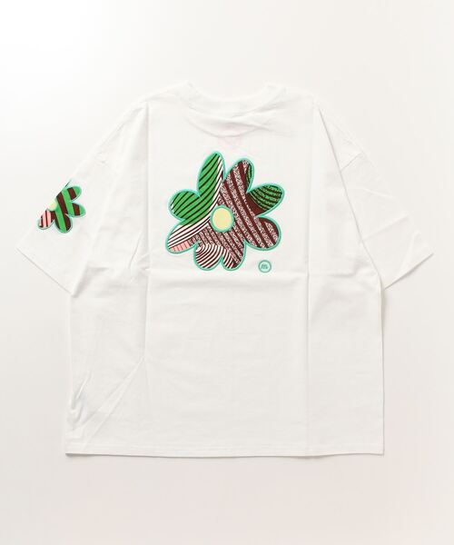 moyan ecri（モヤン エクリ）の「<moyan ecri>flowerパッチ刺繍Tシャツ【アフリカンファブリック】（Tシャツ/カットソー・レディース・ブルー系その他2/ピンク系その他/ホワイト系その他/ピンク系その他2/ブルー系その他/ホワイト系その他2・FREE）」の14枚目の写真