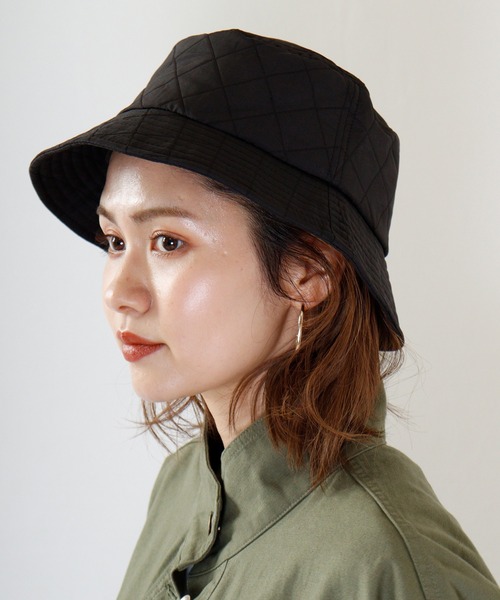 美品 PATOU バケットハット キルティング 最安値で Patou | キルティング パトゥ バケットハット 帽子 - 帽子