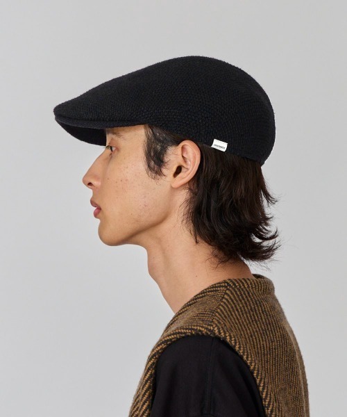 OVERRIDE（オーバーライド）の「OVERRIDE  WOOL KNIT HUNTING / オーバーライド（ハンチング/ベレー帽・メンズ・ブラック/ネイビー/グレー/グリーン・60cm/58cm/62cm）」の12枚目の写真