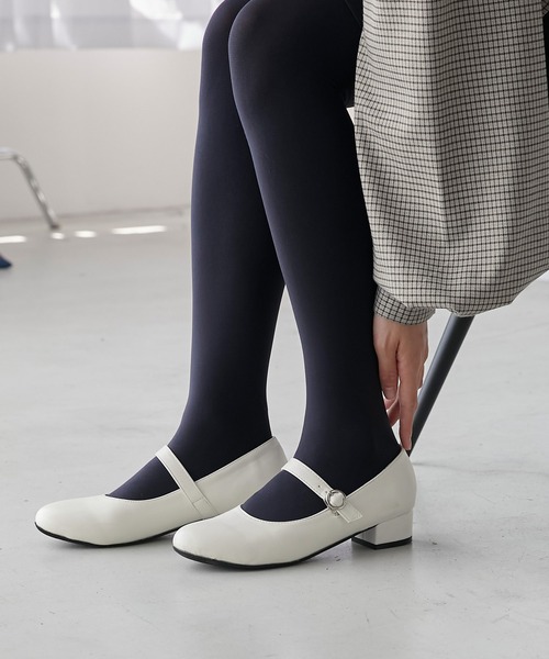 BONLECILL(ボンルシール)の「ラウンドトゥクラシックメリージェーンシューズ(パンプス・レディース・レッド/アイボリー/ブラック/ブラック系1・L/XL/S/M)」の7枚目の写真