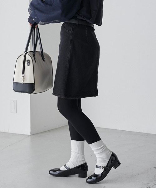 BONLECILL(ボンルシール)の「ラウンドトゥクラシックメリージェーンシューズ(パンプス・レディース・レッド/アイボリー/ブラック/ブラック系1・L/XL/S/M)」の19枚目の写真