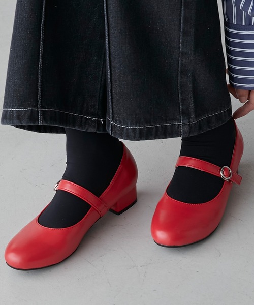 BONLECILL(ボンルシール)の「ラウンドトゥクラシックメリージェーンシューズ(パンプス・レディース・レッド/アイボリー/ブラック/ブラック系1・L/XL/S/M)」の21枚目の写真