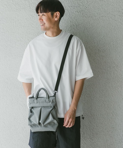 URBAN RESEARCH DOORS(アーバンリサーチドアーズ)の「『吸水速乾』URD Drawstring TECH T-SHIRTS(Tシャツ/カットソー・メンズ・グレー/ホワイト/ブラック・MEDIUM/LARGE)」の6枚目の写真