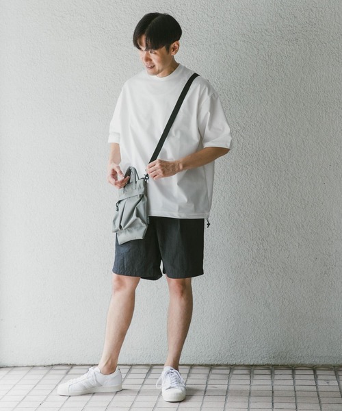 URBAN RESEARCH DOORS(アーバンリサーチドアーズ)の「『吸水速乾』URD Drawstring TECH T-SHIRTS(Tシャツ/カットソー・メンズ・グレー/ホワイト/ブラック・MEDIUM/LARGE)」の10枚目の写真