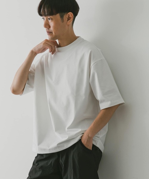 URBAN RESEARCH DOORS(アーバンリサーチドアーズ)の「『吸水速乾』URD Drawstring TECH T-SHIRTS(Tシャツ/カットソー・メンズ・グレー/ホワイト/ブラック・MEDIUM/LARGE)」の15枚目の写真
