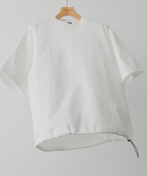 URBAN RESEARCH DOORS(アーバンリサーチドアーズ)の「『吸水速乾』URD Drawstring TECH T-SHIRTS(Tシャツ/カットソー・メンズ・グレー/ホワイト/ブラック・MEDIUM/LARGE)」の19枚目の写真