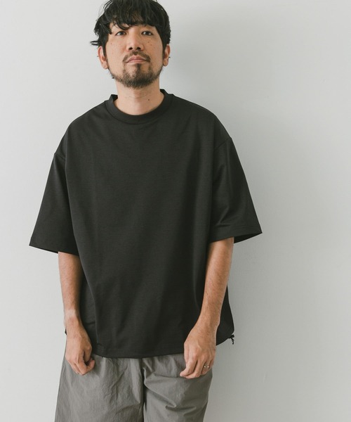 URBAN RESEARCH DOORS(アーバンリサーチドアーズ)の「『吸水速乾』URD Drawstring TECH T-SHIRTS(Tシャツ/カットソー・メンズ・グレー/ホワイト/ブラック・MEDIUM/LARGE)」の22枚目の写真
