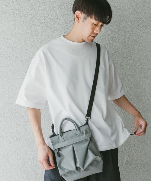 URBAN RESEARCH DOORS(アーバンリサーチドアーズ)の「『吸水速乾』URD Drawstring TECH T-SHIRTS(Tシャツ/カットソー・メンズ・グレー/ホワイト/ブラック・MEDIUM/LARGE)」の5枚目の写真