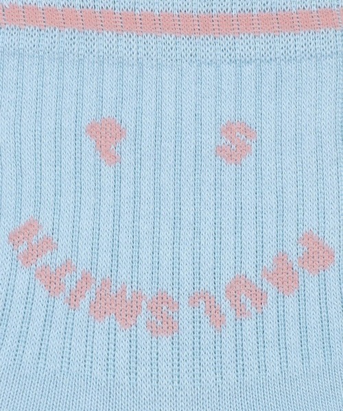 Paul Smith（ポールスミス）の「"Happy" ソックス / 235608 MDW（ソックス/靴下・レディース・ブラック/ブルー/オフホワイト・22-24）」の6枚目の写真