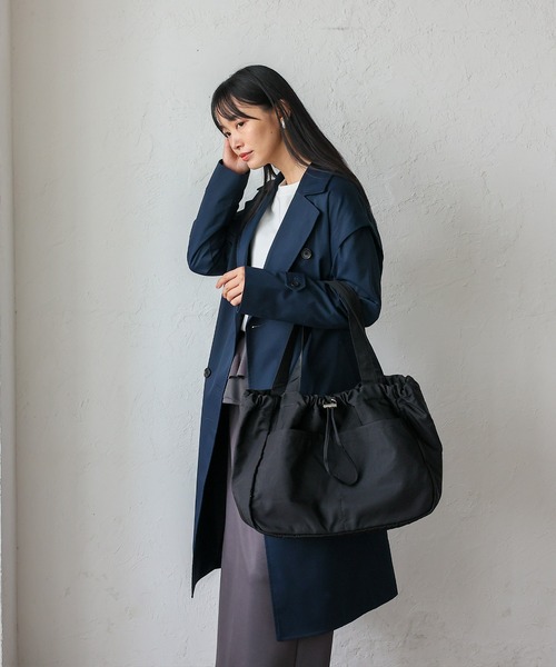 セール】フロントポケット2typeトートバッグ 巾着バッグ（トート