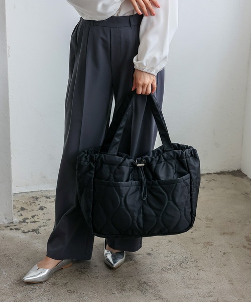 セール】フロントポケット2typeトートバッグ 巾着バッグ（トートバッグ