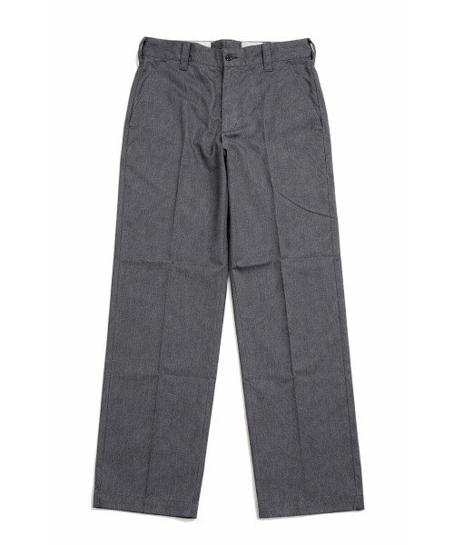 BIG MIKE（ビッグマイク）の「BIG MIKE ビックマイク / セットアップ対応 ノータック チノパンツ tctwill notack chino pants //// 102337200（チノパンツ・メンズ・チャコールグレー/ブラック/ベージュ/オリーブ/グリーン/杢グレー・36/34/32/30）」の4枚目の写真