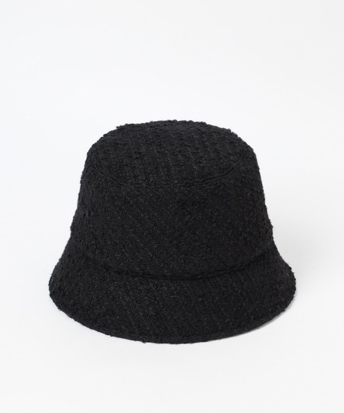 Andemiu（アンデミュウ）の「ツイードバケットハット961569（ハット・レディース・オフホワイト/ブラック/マルチ・FREE）」の11枚目の写真