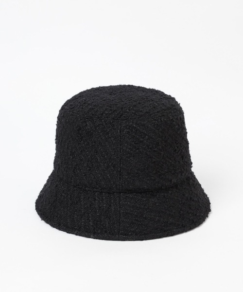 Andemiu（アンデミュウ）の「ツイードバケットハット961569（ハット・レディース・オフホワイト/ブラック/マルチ・FREE）」の13枚目の写真