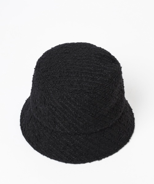 Andemiu（アンデミュウ）の「ツイードバケットハット961569（ハット・レディース・オフホワイト/ブラック/マルチ・FREE）」の14枚目の写真