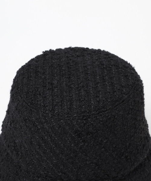 Andemiu（アンデミュウ）の「ツイードバケットハット961569（ハット・レディース・オフホワイト/ブラック/マルチ・FREE）」の16枚目の写真