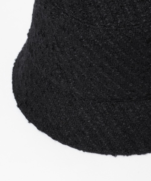 Andemiu（アンデミュウ）の「ツイードバケットハット961569（ハット・レディース・オフホワイト/ブラック/マルチ・FREE）」の17枚目の写真