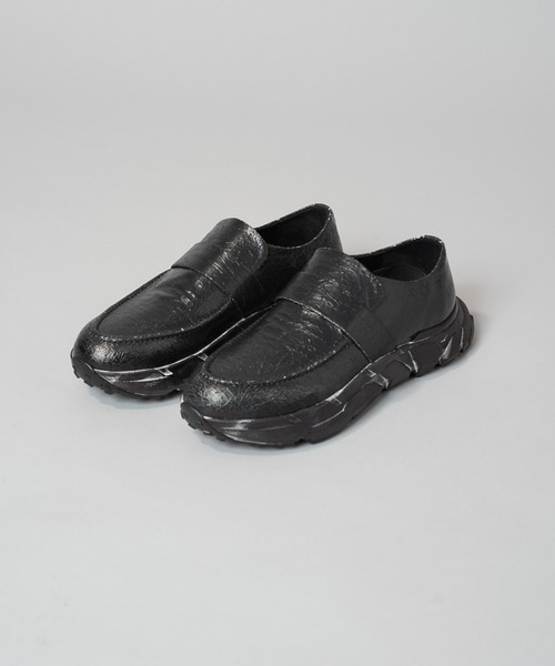 MAISON SPECIAL（メゾンスペシャル）の「《UNISEX》【SPECIAL SHOES FACTORY COLLABORATION】Vibram Sole Loafer Made In TOKYO/東京産ビブラムソールローファー【MAISON SPECIAL/メゾンスペシャル】（ローファー・メンズ・ブラック/ホワイト/グレー/ダークブラック・26.5/24.5/28.5/27.5/25.5）」の13枚目の写真