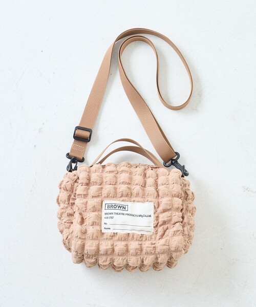 FREAK'S STORE(フリークスストア)の「BROWN BROWN THEATRE PRODUCTS× FREAK'S STORE/ブラウン 別注 ポップコーン スクエア 2way ショルダーバッグ(ショルダーバッグ・レディース・ベージュ/ブラック・ONE SIZE)」の13枚目の写真