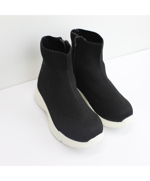 MR(まる)の「キッズニットブーツ(ブーツ・キッズ・ブラック/ベージュ・21cm/18cm/19cm/20cm/22cm)」の17枚目の写真