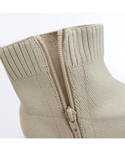 MR(まる)の「キッズニットブーツ(ブーツ・キッズ・ブラック/ベージュ・21cm/18cm/19cm/20cm/22cm)」の12枚目の写真