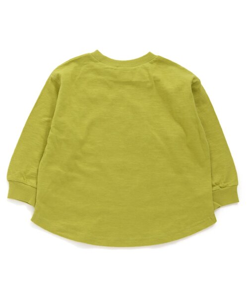 BREEZE(ブリーズ)の「アニマルレトロカレッジロンT(Tシャツ/カットソー・キッズ・キナリ/オレンジ/チャコール/ライム・100/130/90/140/80/110/120)」の10枚目の写真