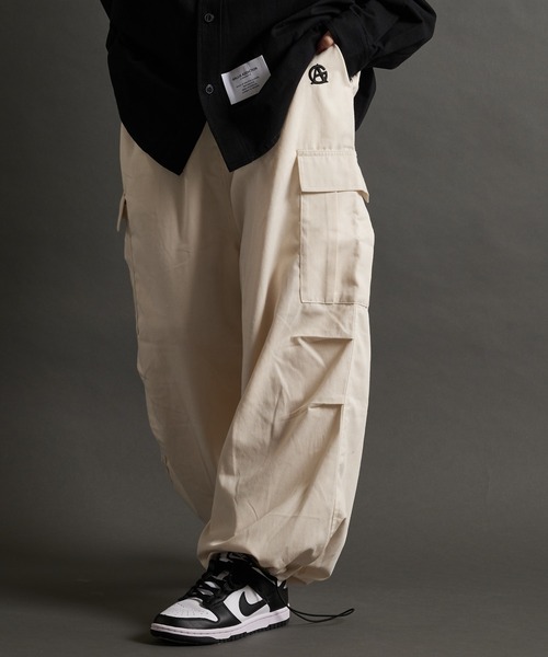 GALLIS ADDICTION（ガリスアディクション）の「GA WIDE-CARGO PANTS（その他パンツ・メンズ・カーキ/ホワイト/ブラック・M/L）」の2枚目の写真