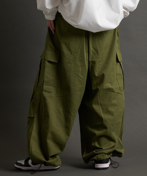 GALLIS ADDICTION（ガリスアディクション）の「GA WIDE-CARGO PANTS（その他パンツ・メンズ・カーキ/ホワイト/ブラック・M/L）」の3枚目の写真