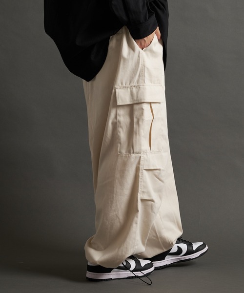 GALLIS ADDICTION（ガリスアディクション）の「GA WIDE-CARGO PANTS（その他パンツ・メンズ・カーキ/ホワイト/ブラック・M/L）」の8枚目の写真