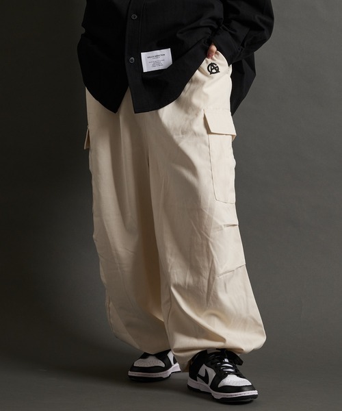 GALLIS ADDICTION（ガリスアディクション）の「GA WIDE-CARGO PANTS（その他パンツ・メンズ・カーキ/ホワイト/ブラック・M/L）」の4枚目の写真