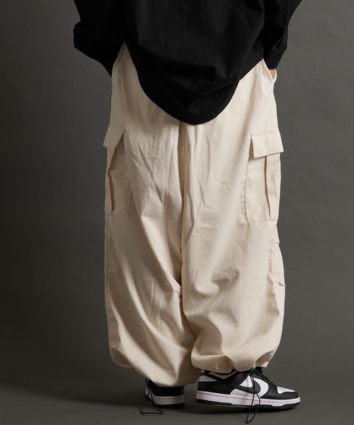 GALLIS ADDICTION（ガリスアディクション）の「GA WIDE-CARGO PANTS（その他パンツ・メンズ・カーキ/ホワイト/ブラック・M/L）」の14枚目の写真