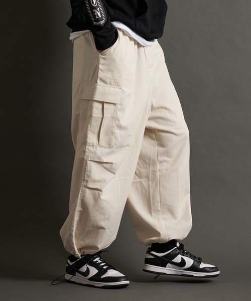 GALLIS ADDICTION（ガリスアディクション）の「GA WIDE-CARGO PANTS（その他パンツ・メンズ・カーキ/ホワイト/ブラック・M/L）」の9枚目の写真