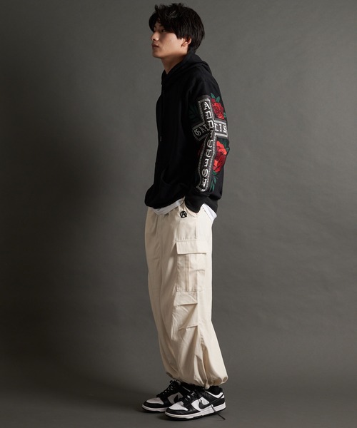 GALLIS ADDICTION（ガリスアディクション）の「GA WIDE-CARGO PANTS（その他パンツ・メンズ・カーキ/ホワイト/ブラック・M/L）」の18枚目の写真