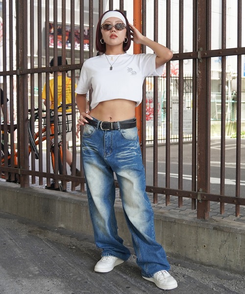 RIPPER(リッパー)の「【RIPPER】RP ラインストーン Tシャツ / RP Rhinestone T-shirt(Tシャツ/カットソー・メンズ・ブラック/ホワイト・S/L/M/XL)」の10枚目の写真