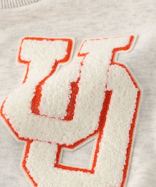 UNIVERSAL OVERALL(ユニバーサルオーバーオール)の「UNIVERSAL OVERALL: ワッペン スウェット <KIDS>◇(スウェット・キッズ・グレー・130/110/150)」の2枚目の写真