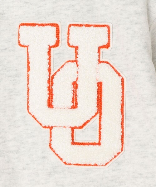 UNIVERSAL OVERALL(ユニバーサルオーバーオール)の「UNIVERSAL OVERALL: ワッペン スウェット <KIDS>◇(スウェット・キッズ・グレー・130/110/150)」の5枚目の写真