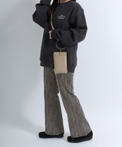 Salong hameu（サロン ハミュー）の「センタープリーツ ヒョウ柄・ゼブラ柄 アニマル総柄フレアパンツ レディース/イージーパンツ（その他パンツ・レディース・ブラック系その他/ベージュ系その他/ホワイト系その他/ベージュ系その他2・L/M）」の22枚目の写真