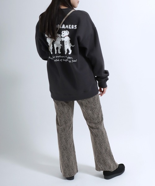 Salong hameu（サロン ハミュー）の「センタープリーツ ヒョウ柄・ゼブラ柄 アニマル総柄フレアパンツ レディース/イージーパンツ（その他パンツ・レディース・ブラック系その他/ベージュ系その他/ホワイト系その他/ベージュ系その他2・L/M）」の20枚目の写真