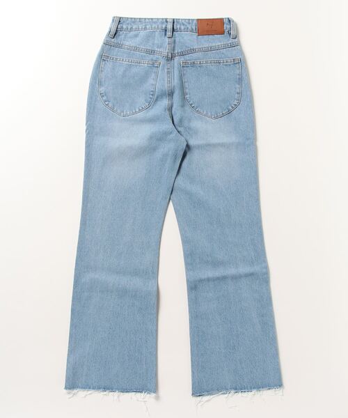 ムラサキスポーツ(ムラサキスポーツ)の「RIKKA FEMME/リッカファム ロンパン デニムパンツ RF23FW22(デニムパンツ・レディース・インディゴブルー/ライトインディゴブルー・S/M/L)」の3枚目の写真