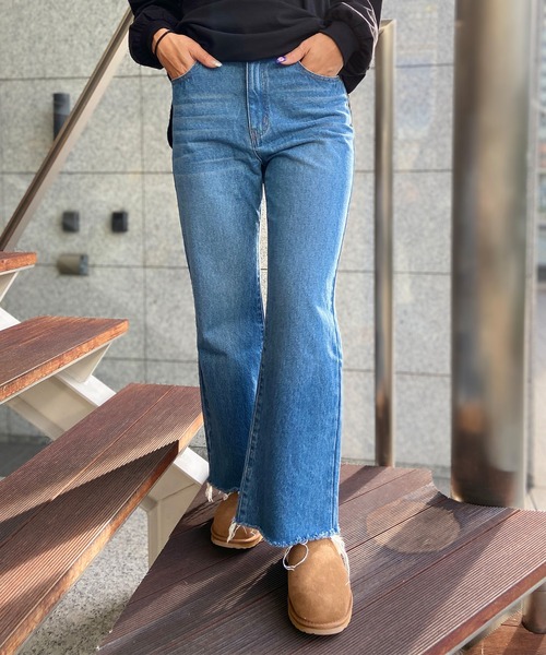 RIKKA FEMME/リッカファム ロンパン デニムパンツ RF23FW22（デニム