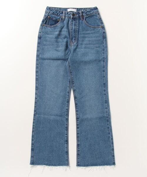 ムラサキスポーツ(ムラサキスポーツ)の「RIKKA FEMME/リッカファム ロンパン デニムパンツ RF23FW22(デニムパンツ・レディース・インディゴブルー/ライトインディゴブルー・S/M/L)」の20枚目の写真