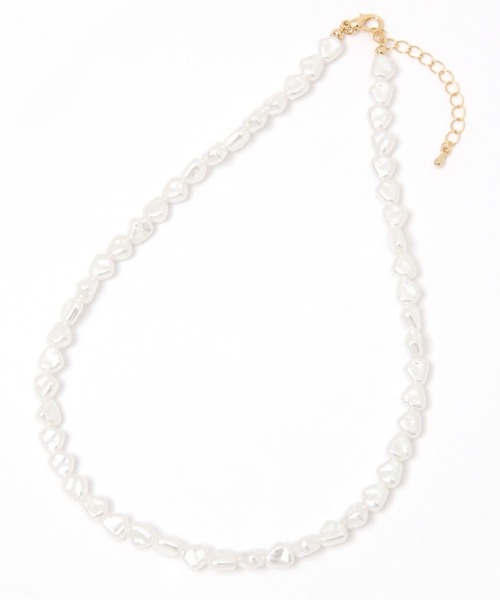 saloon（サルーン）の「SALOON(サルーン)/変形パールショートネックレス（ネックレス・レディース・その他1・FREE）」の6枚目の写真