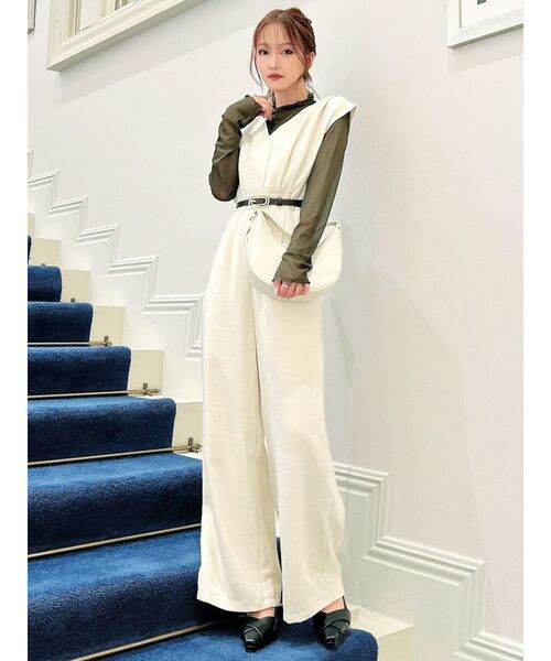 RESEXXY（リゼクシー）の「シアートップス（Tシャツ/カットソー・レディース・ブラック/アイボリー/グリーン・FREE）」の17枚目の写真